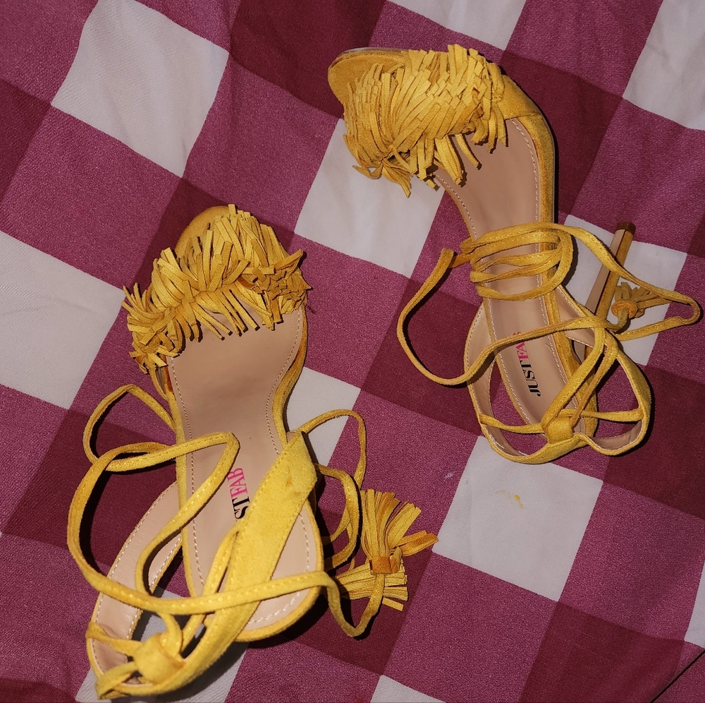 Lace up sandal